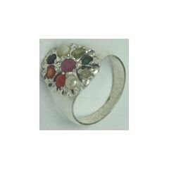 Navaratna Silver Ring