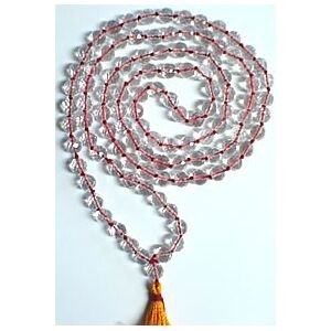 Spatic Mala diamond shaped with knots